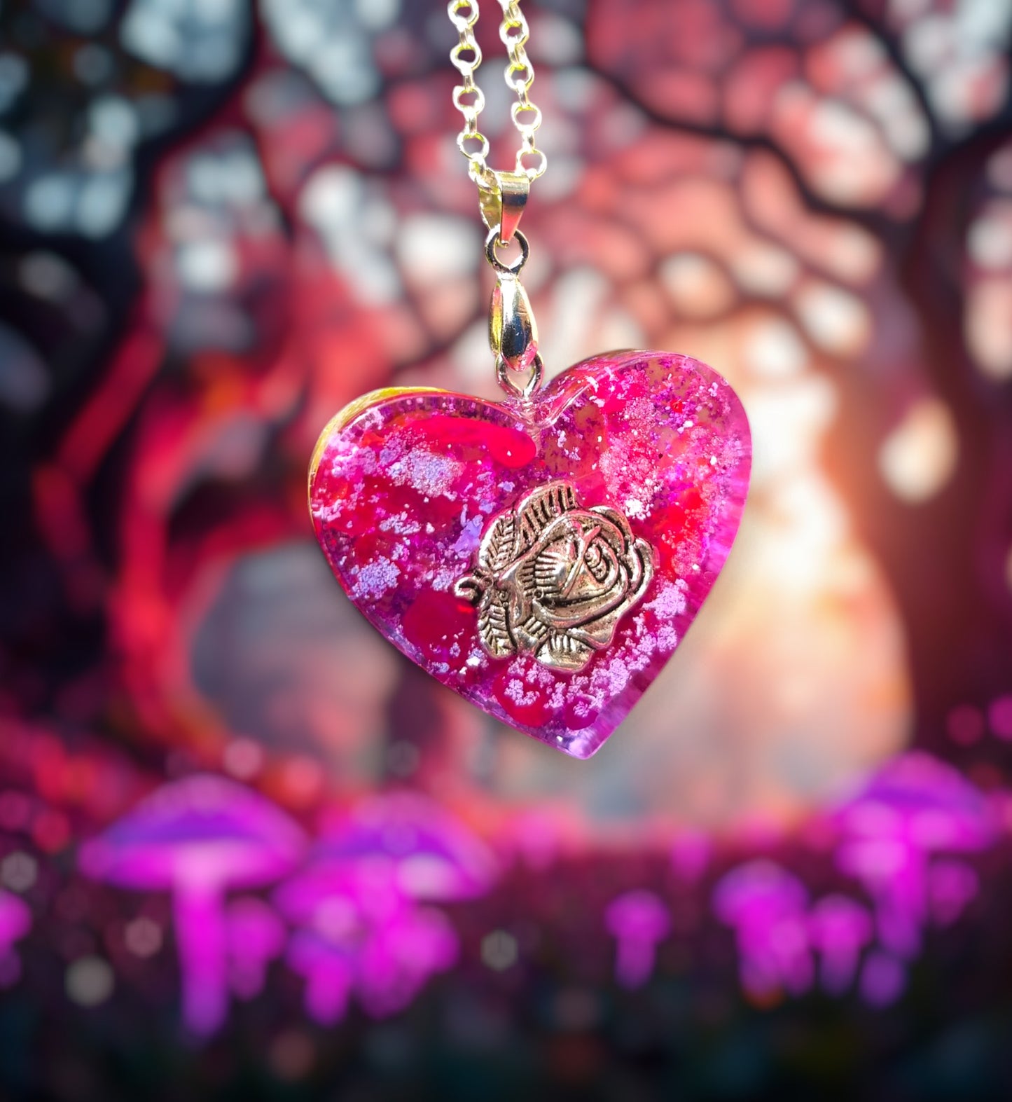 Corazón Petri Rosa