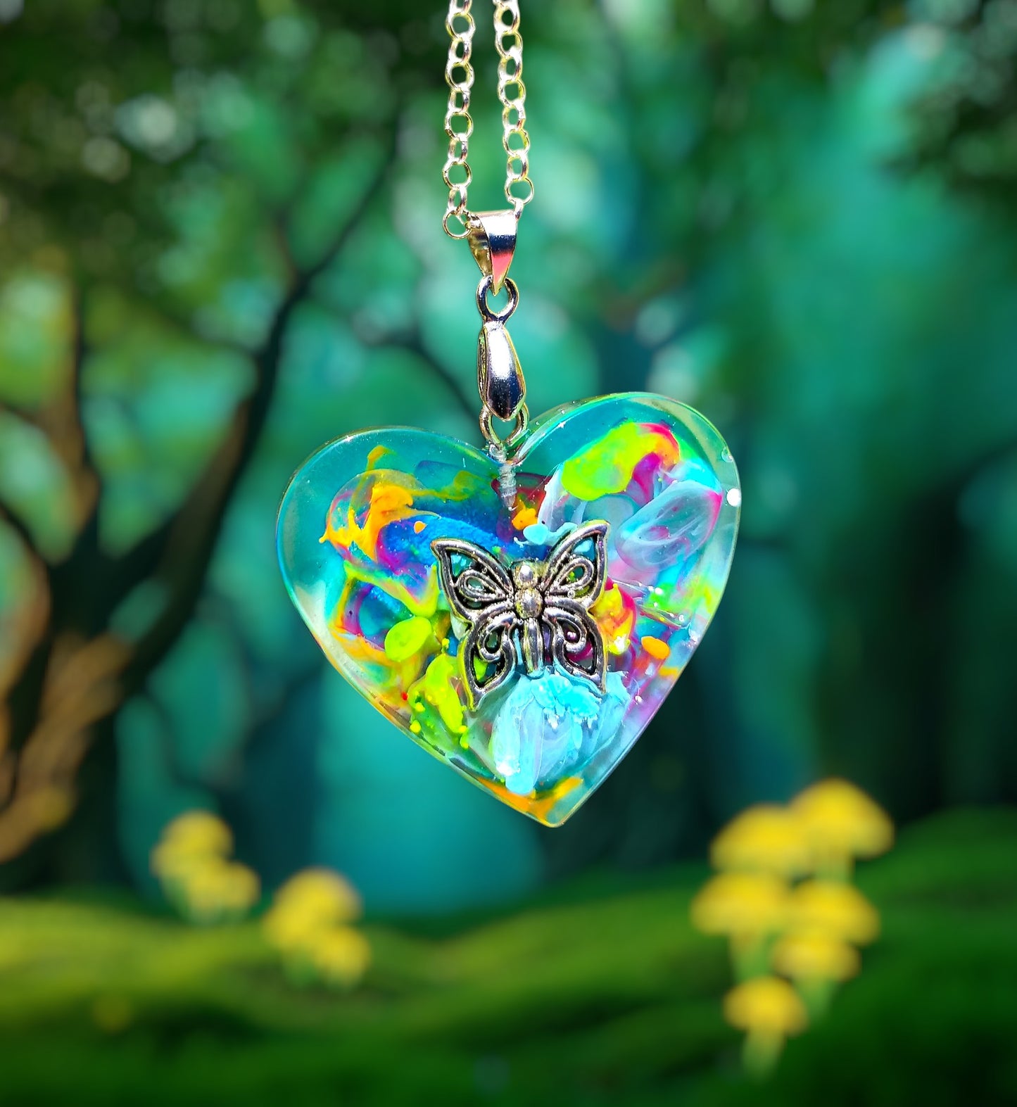 Corazón Petri Mariposa